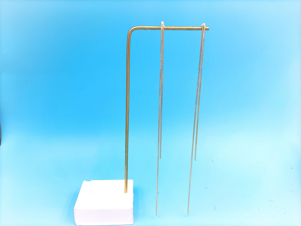 Boucles D'oreilles Pendantes Multi-chaînes Dorées - Cristal, Dormeuses, Qualité Cadeau