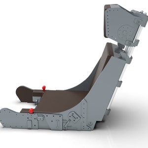 Digitales DIY-Projekt des L-39 Albatros Schleudersitzes. Entworfen aus Originaldokumentation. Bild 2