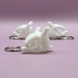 Mewtwo Skull Keychain