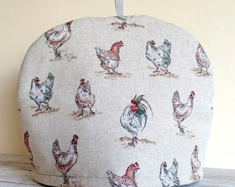 Chicken Tea Cozy, Tea Cosy for Teapot, Tea lover gift, New Home gift, Mum gift, S, M, L, XL sizes
