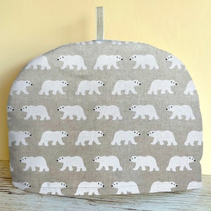 Polar Bear Tea Cozy, Tea Cosy for Teapot, Mothers Day gift,  New Home gift, Mum gift, S, M, L, XL sizes