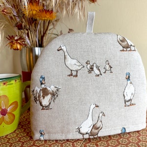 Duck and Goose Tea Cosy, Tea Cozy for Teapot, Mothers Day gift,  New Home gift, Mum gift, S, M, L, XL sizes
