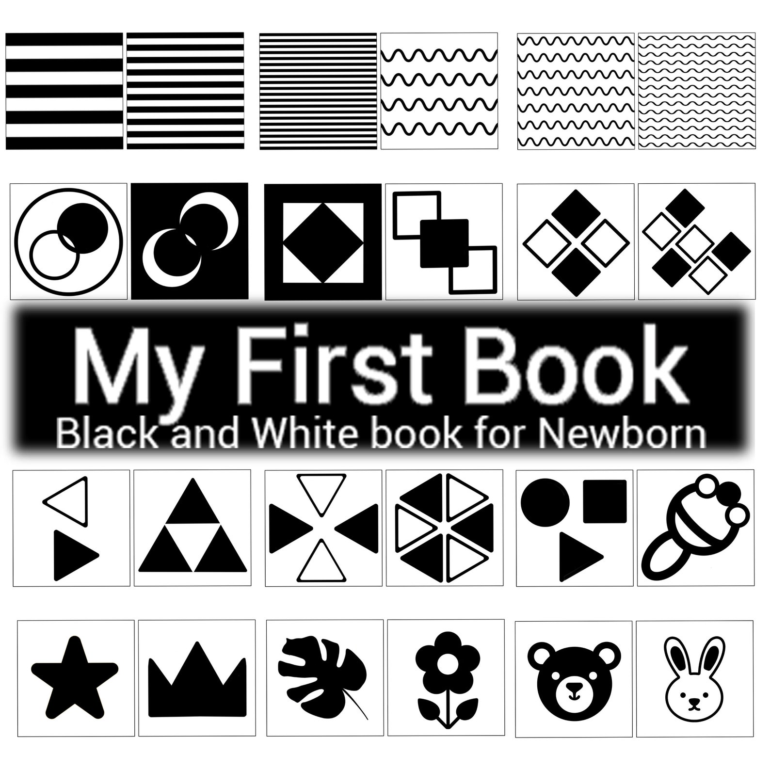 My First Book Printable SENSORY BOOK Black And White Book Etsy My First Book Printable SENSORY BOOK Black And White Book Etsy