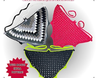 Mavis Bat Bandana and Placemat Crochet Pattern