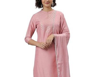 Readymade salwar suit Ready to wear suit, Indian cloth women,long top pant Duppata fully stitched kurta set indian Party wear outfit trendy