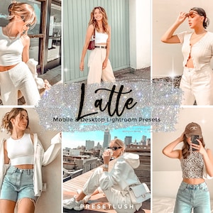 3 Latte Lightroom Presets For Mobile & Desktop, Brown Coffee Presets, Cafe Photography Presets, Instagram Presets, Modern Lifestyle Presets