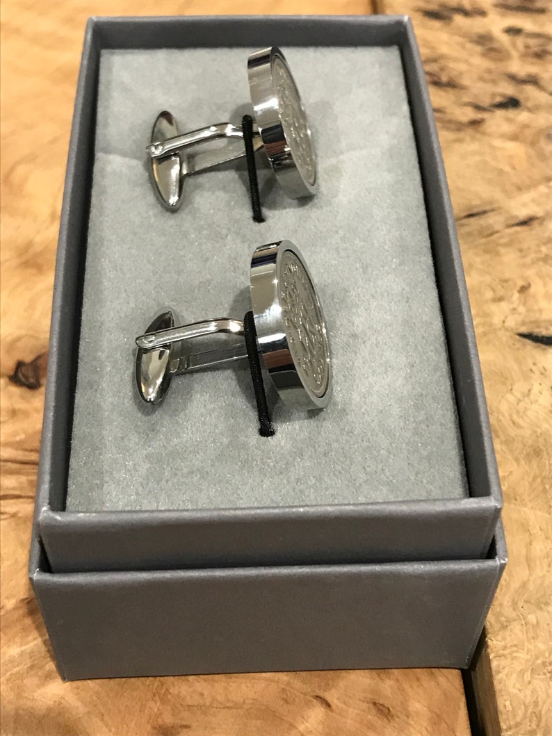 1950 Sixpence Cufflinks