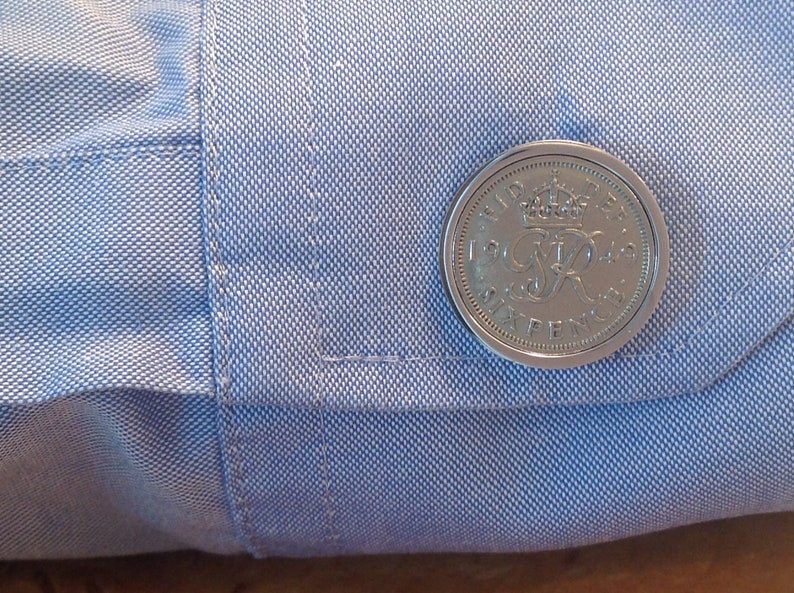 1949 Sixpence Cufflinks