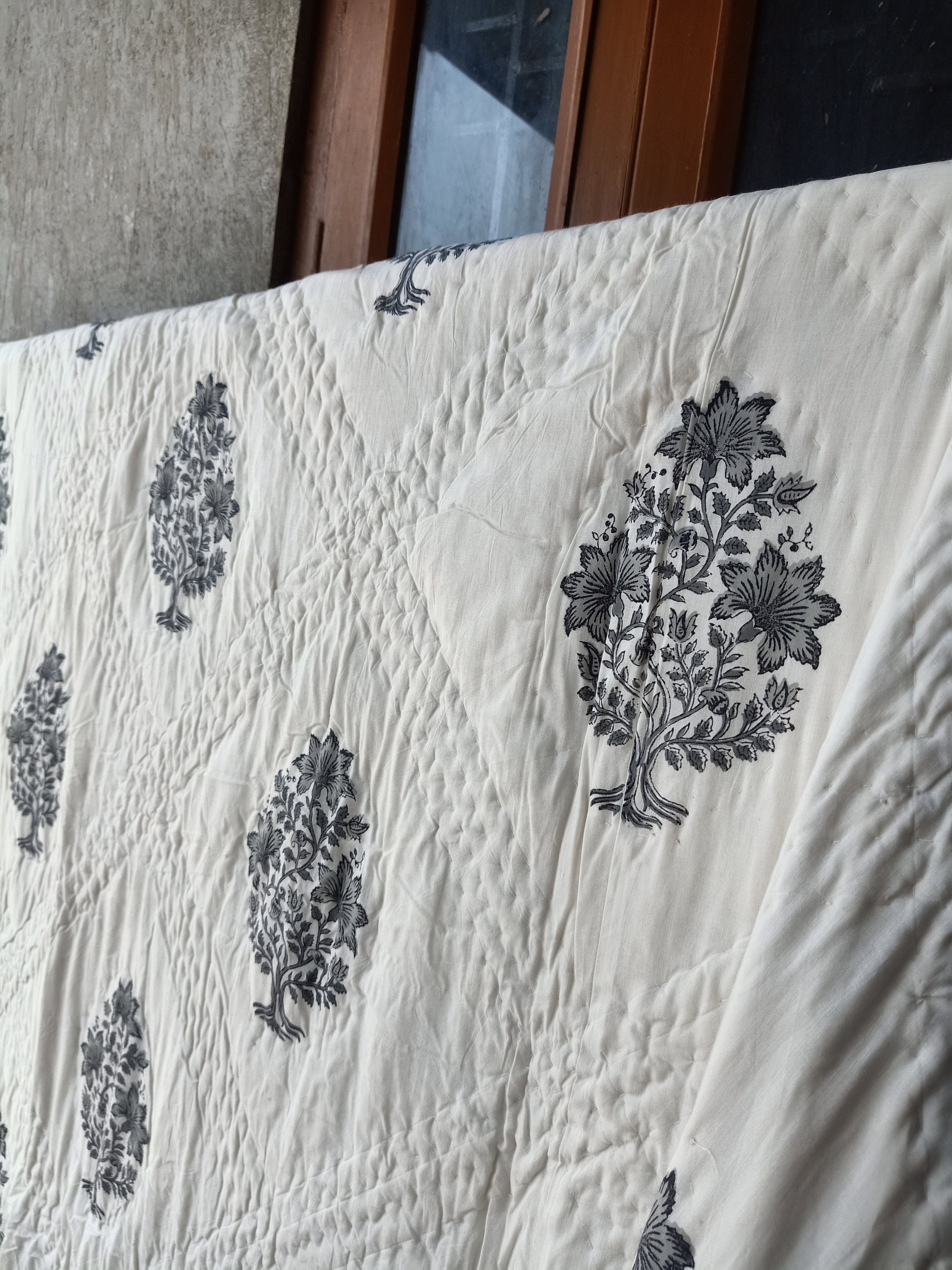 Blumen Quilt Handgemacht Quilt Comforter Dekorativer Quilt | Etsy