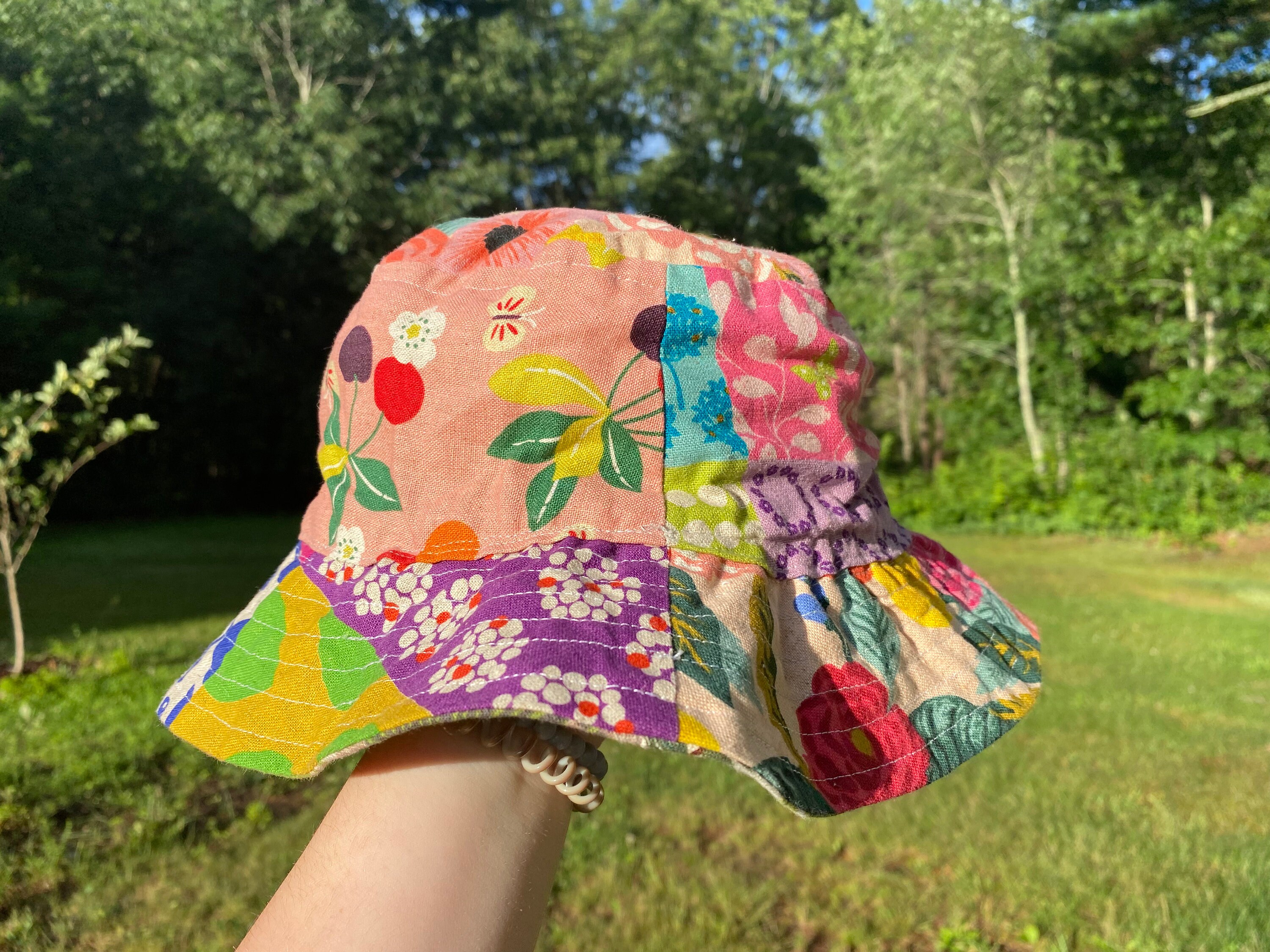 Hand Sewn and Embroidered Bucket Hat Etsy