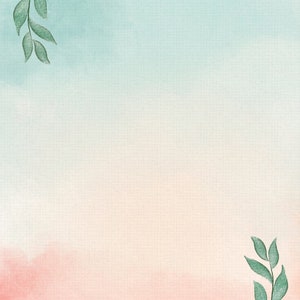 Watercolor Printable Notepage - Etsy