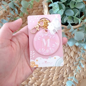 Custom acrylic keychain La Vie en Rose | Custom gift | acrylic keychain