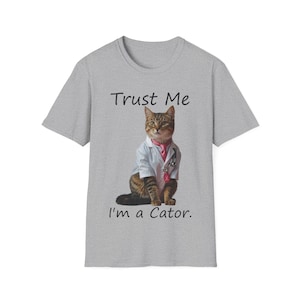 Doctor Cat Love Unisex Softstyle T-Shirt, Doctor Kitten Mama Cat Tee, Cute Cat Lover Gift, Funny Cat Owner Shirt