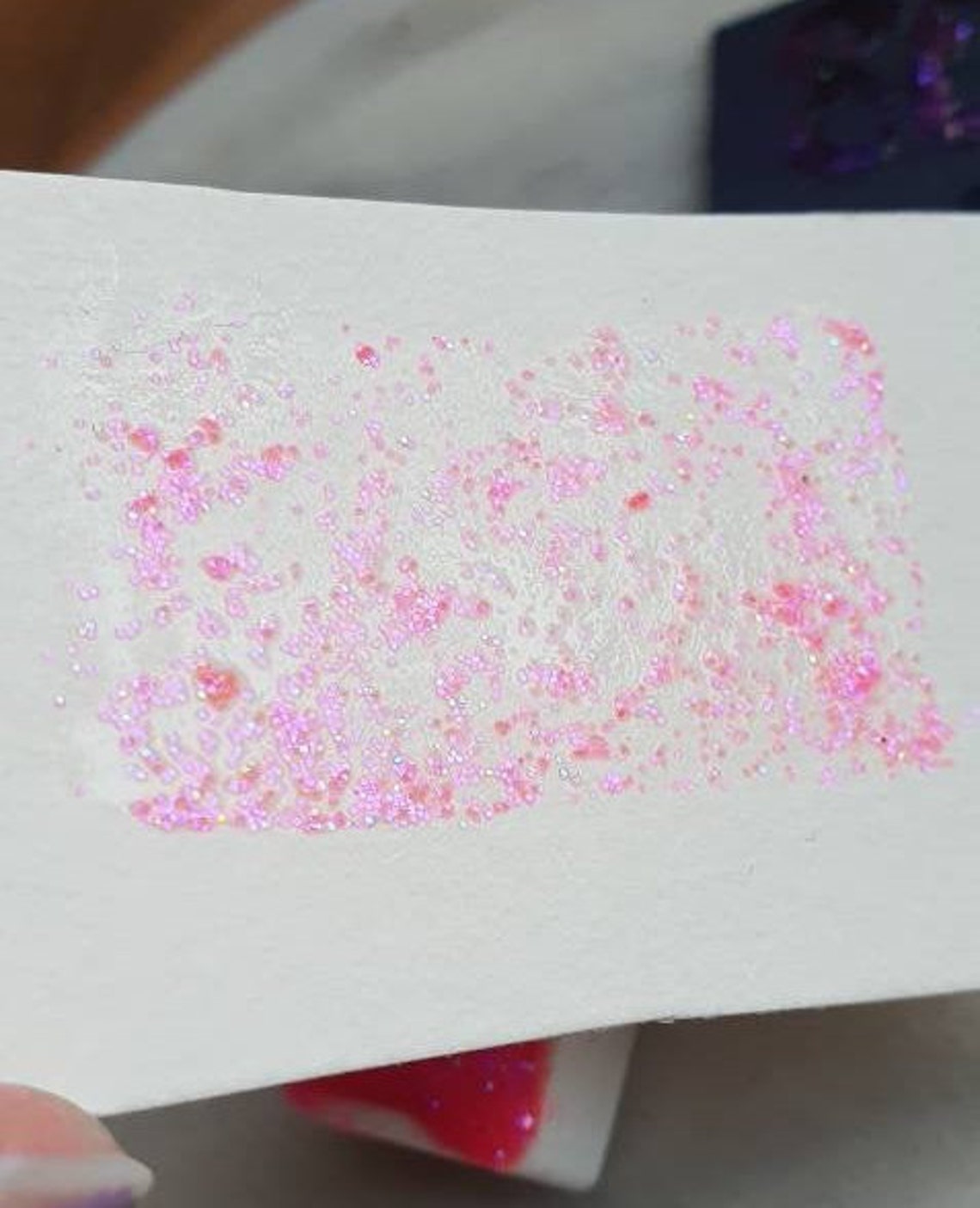 glitter watercolour paint