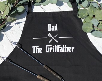Personalised Black 100% Cotton Bib Apron With Front Pocket, Mens Cooking Apron, Christmas or Birthday Gift, Kitchen Lover, Chef Gift, BBQ