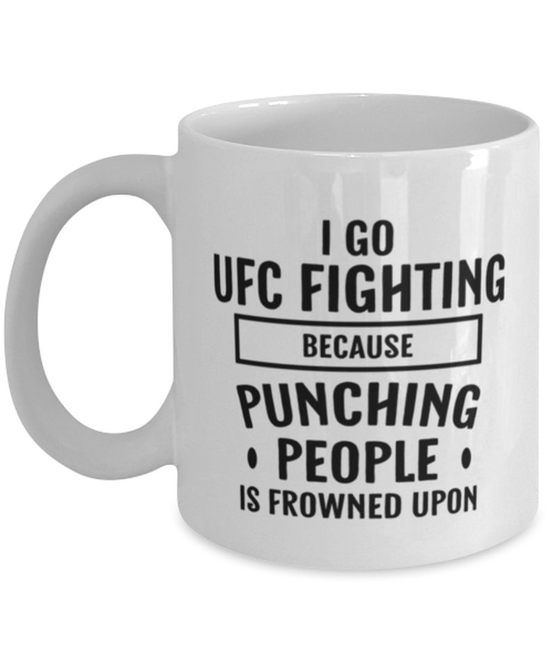 Ufc Fighting Coffee Mug Present of Ufc Fighting Fan Great Gift Etsy UK