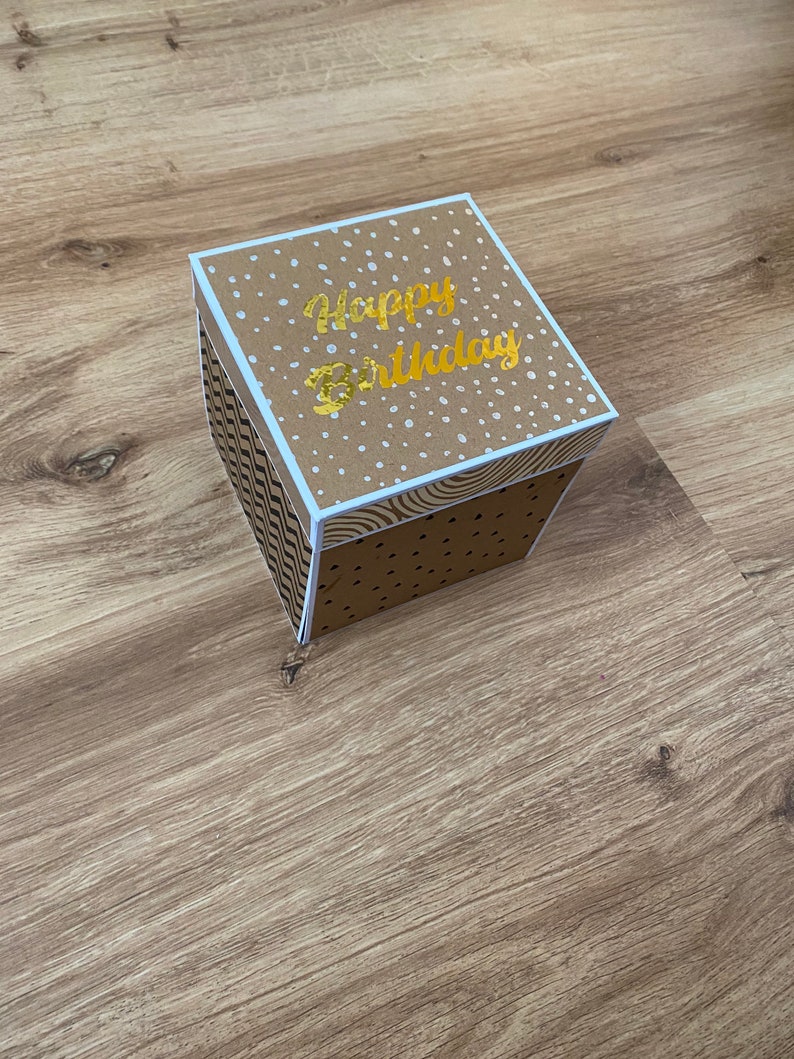 Exploding Chocolate Gift Box Birthday Personalised Galaxy