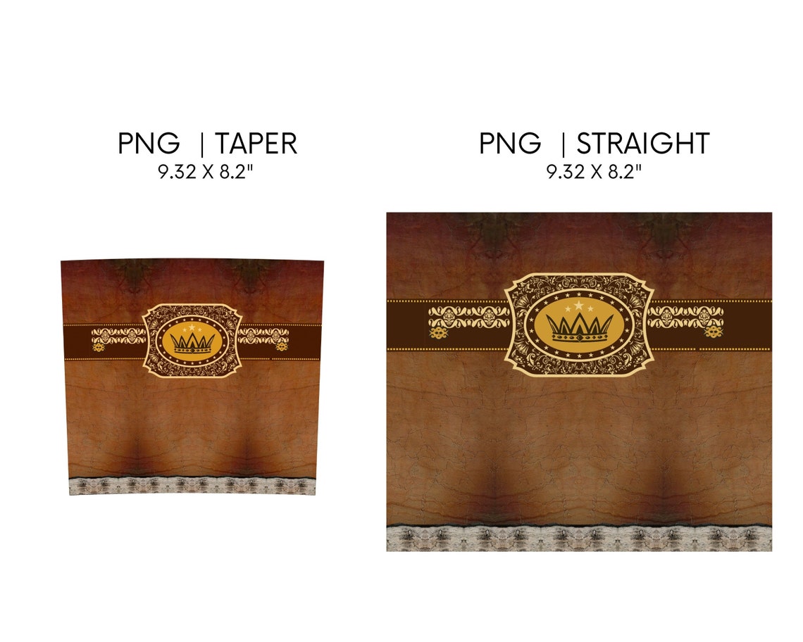 Cigar Tumbler Sublimation Seamless Pattern Skinny Tumbler