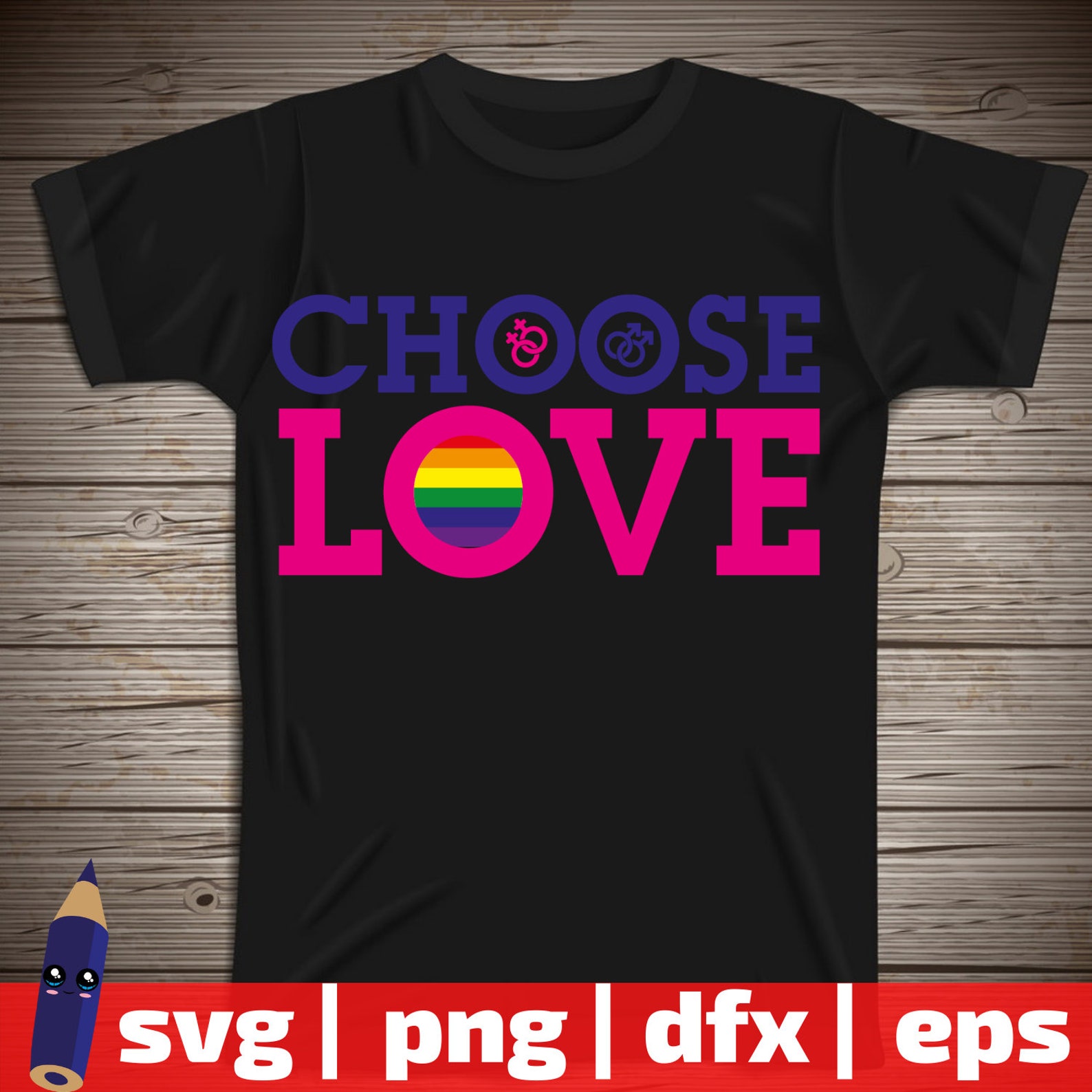 Download Choose Love LGBT SVG Gay Pride SVG Bundle commercial use | Etsy