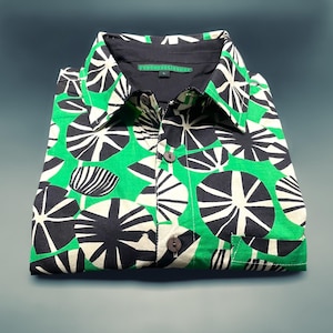 psychedelic shirt vintage shirt green shirt ethnic shirt freak shirt boho style