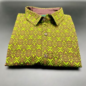 vintage shirt psychedelic shirt ethnic shirt men&#39;s shirt