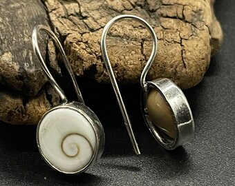 eye of shiva, eye of shiva, eye of saint lucia pendant earrings