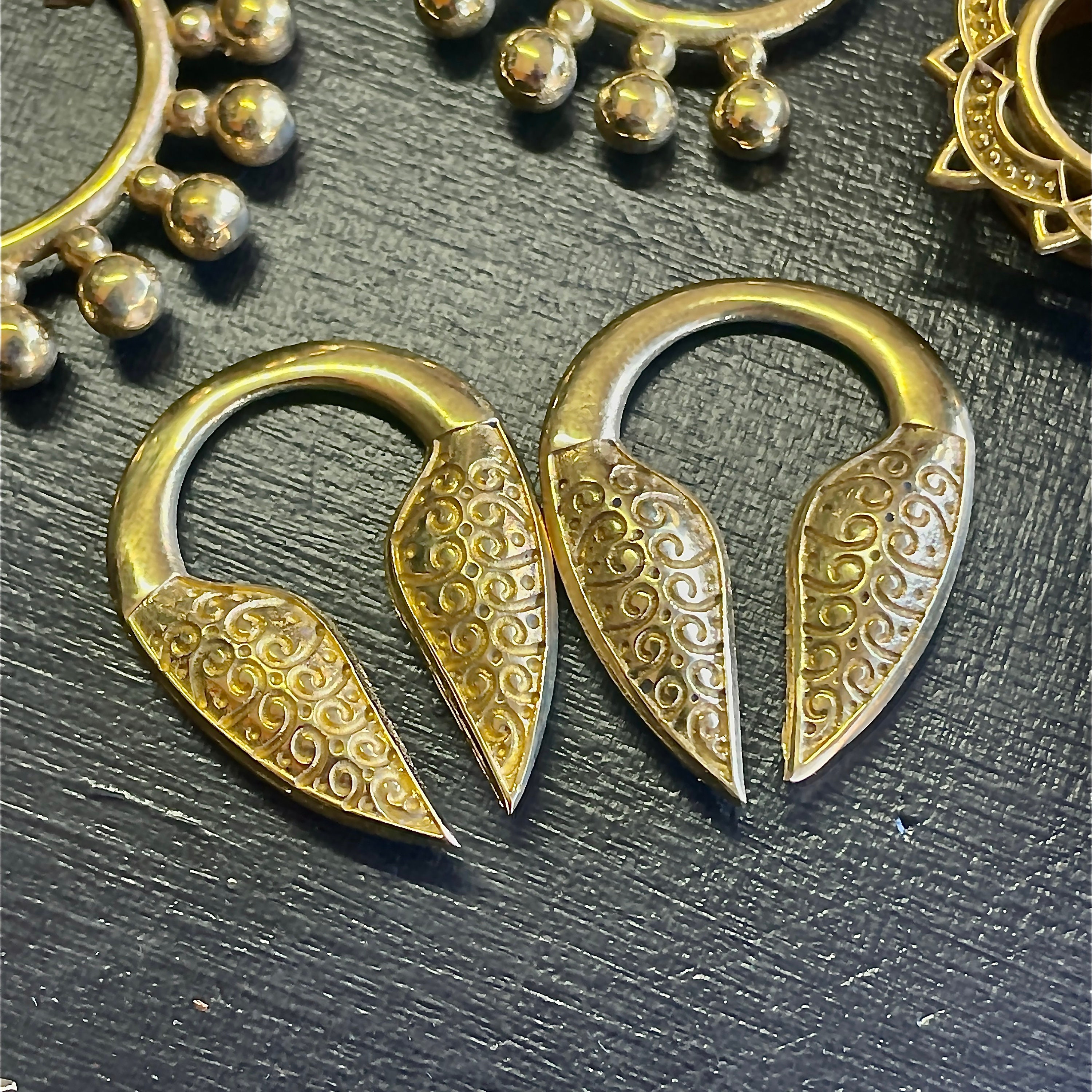 Dilatatori Orecchio In Acciaio Inox | Serpente Ear Hangers Per Uomini E Donne - Foto 11