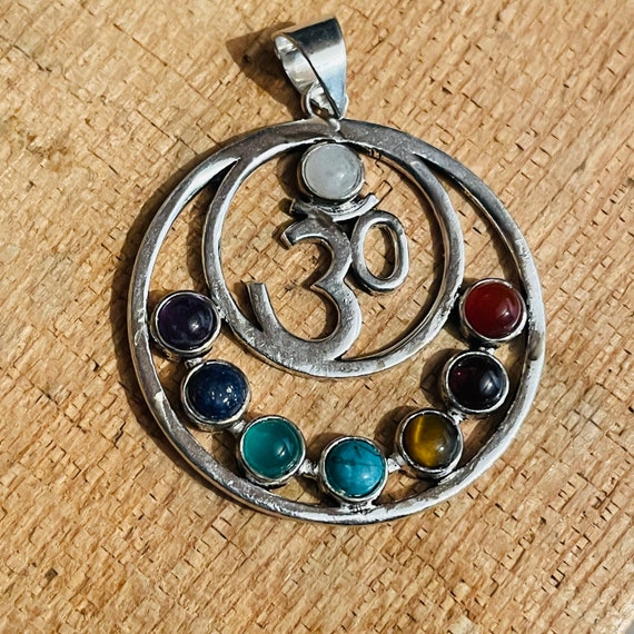 Anhänger om 7 Chakra,sieben Chakra,sieben Chakra Stein,7 Chakra