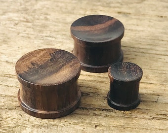 Wood plugs tunnels plugs in legno plugs artigianale ear plugs piercing dilatatore Varie misure