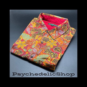 men&#39;s shirt vintage boho style shirt ethnic shirt floral shirt streetwear hippy style shirt short sleeve shirt