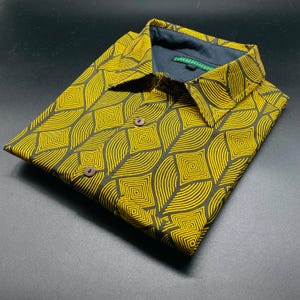 men&#39;s cotton shirt vintage shirt ethnic shirt psychedelic shirt