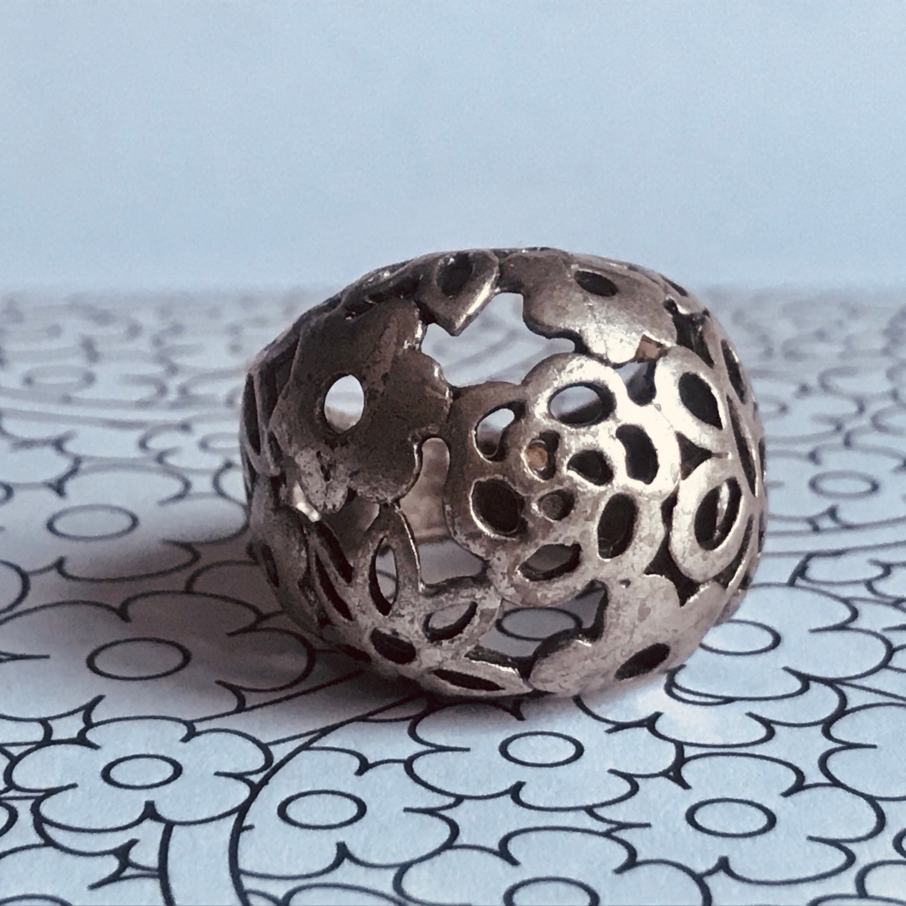 Zama Ringadjustable Ringtribal Ring Craft Ringzamac Boho Etsy Sweden