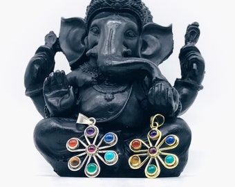 7 chakra ciondolo, 7 chakra necklace, seven chakra stones,collana con 7 chakra ,seven chakra pendent,