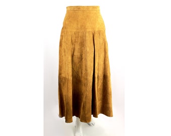 maxi skirt suede jacket