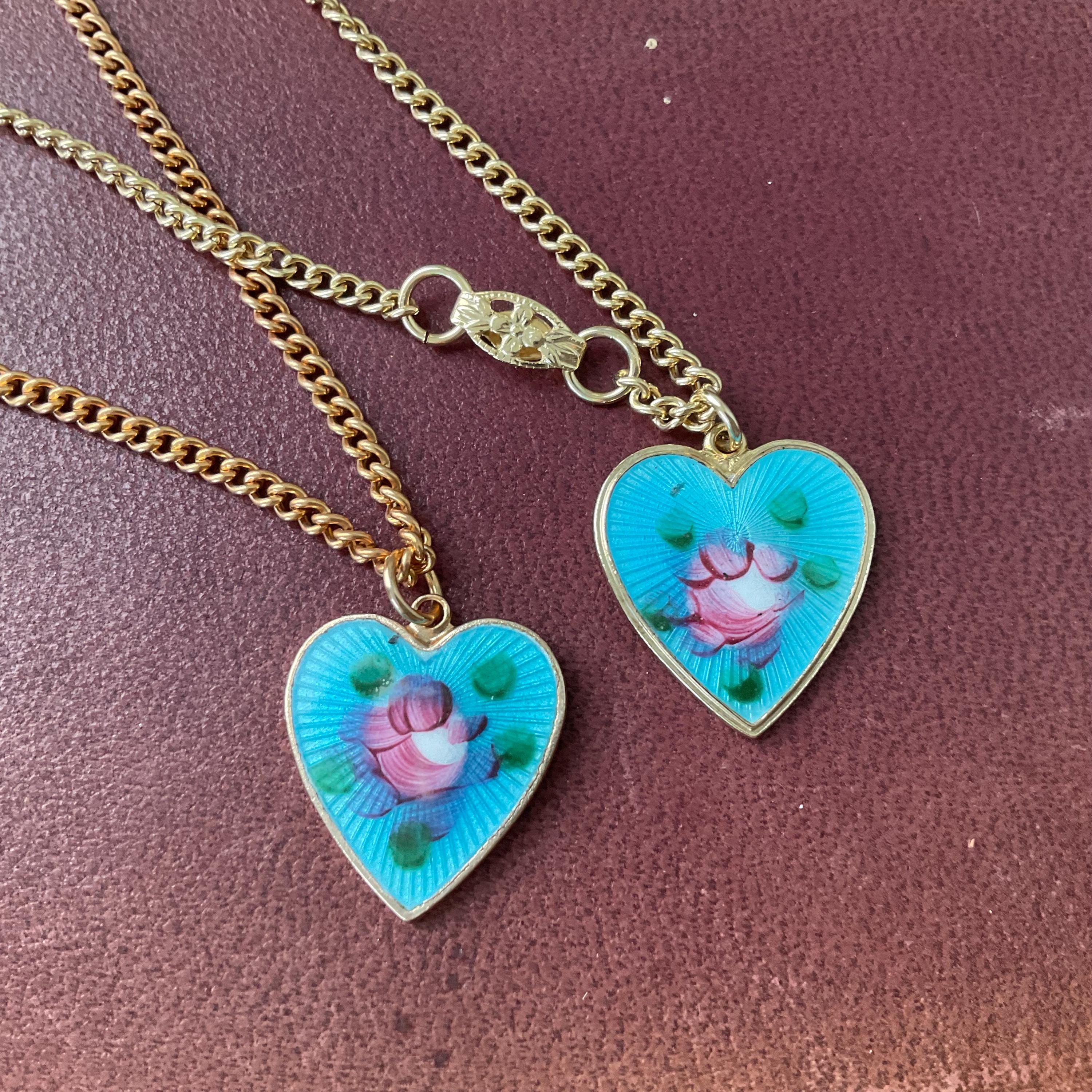 ★VINTAGE HOLLYWOOD★ Petit Heart Ball Chain Necklace_VH2313 3C6A0374.jpg?v=1748470670