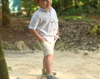 bamboo shorts for boys - soft and confortable bamboo shorts for boys- adjustable shorts for boys - sustainable fashion