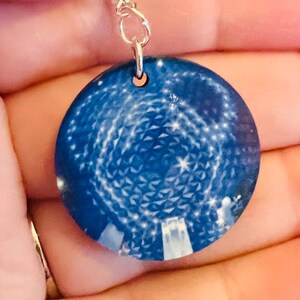 Park Photo EPCOT Ball at Night with Mickey Ears Sterling Silver Earrings
