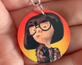 The Incredibles Inspired: Edna Mode Earrings Sterling Silver