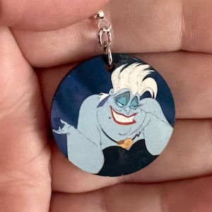 Disney Villain Jewelry: Ursula the Sea Witch Earrings Sterling Silver