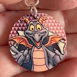 Epcot Inspired Jewelry: Figment the Purple Dragon Earrings Sterling Silver