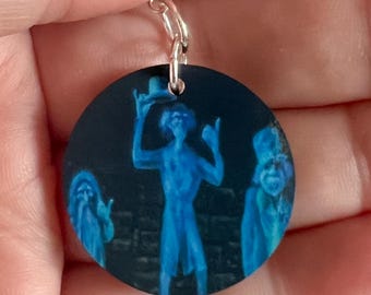 Haunted Mansion Inspired Jewelry: Hatbox Ghost or Hitchhiking Ghosts Earrings Sterling Silver
