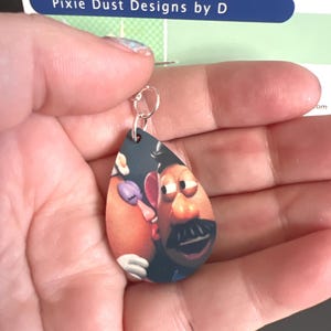 Mr. & Mrs. Potato Head Kiss Earrings: Toy Story Inspired Jewelry