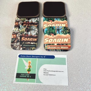 Soarin’ Magnet | Soarin’ Over California or Around the World Sign | DCA Disney Park Sublimation Fridge Magnet | Travel Ride Gift