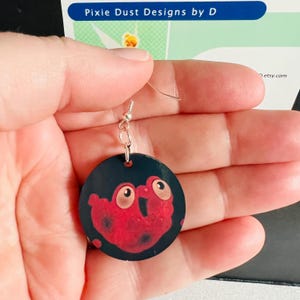 Morph Earrings: Treasure Planet Fan Jewelry, Hypoallergenic Sterling Silver