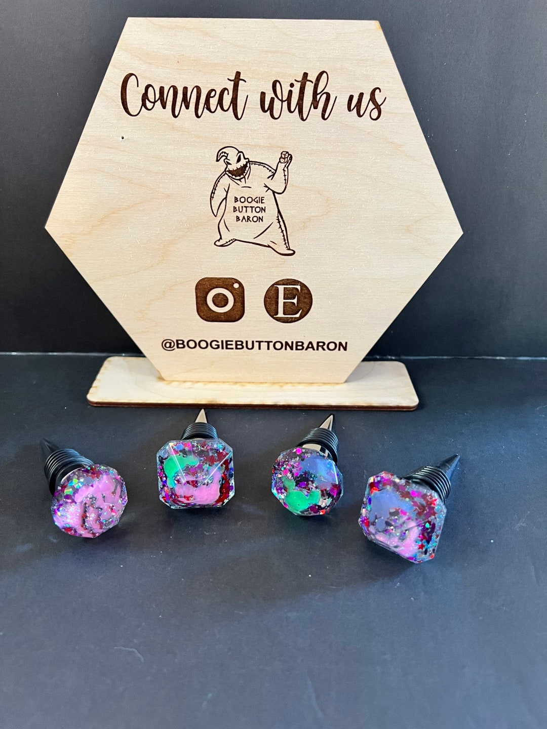 Resin Wine Bottle Stoppers Mickey Theme Disney Inspired Etsy