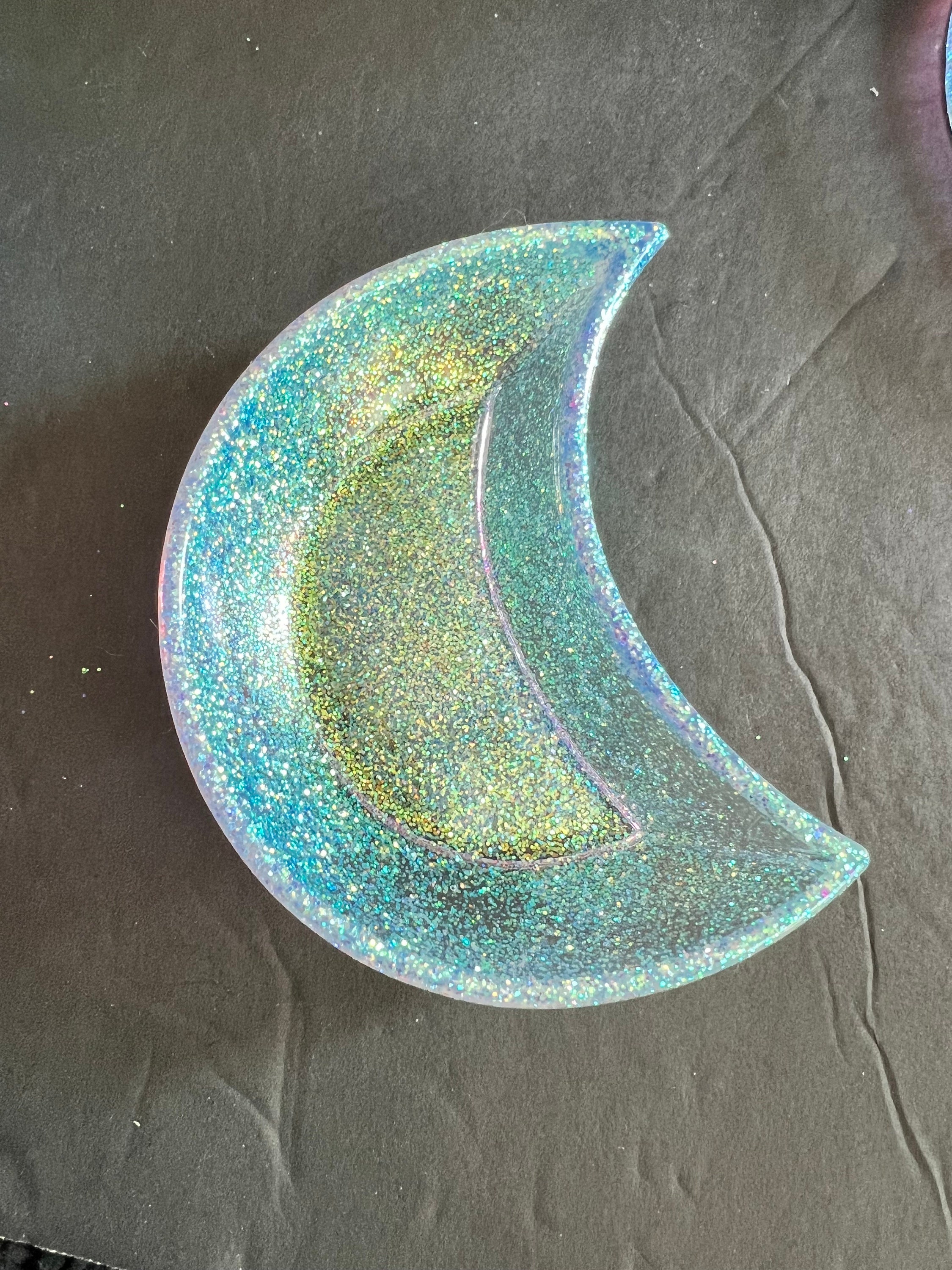 Moon Star Jewelry Dish Resin Mold, Trinket Tray Molds, Storage Box