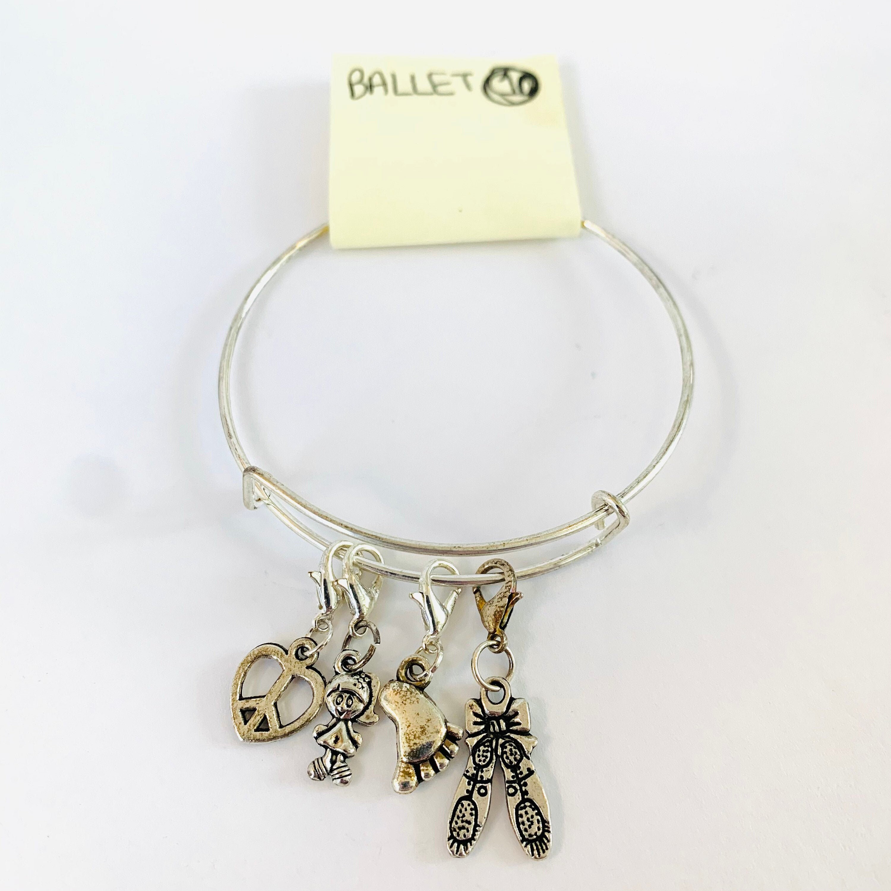 Life Charm Bracelet Quote Charm Bracelet Adjustable Gold Etsy