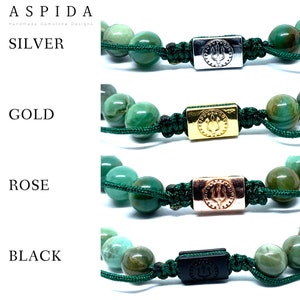 Real Jade Gemstone Healing Bracelet, Bracelet For Men, Bracelet For Women, Bracelet For Couple, Customize Bracelet, Adjustable Gift, 8MM image 7