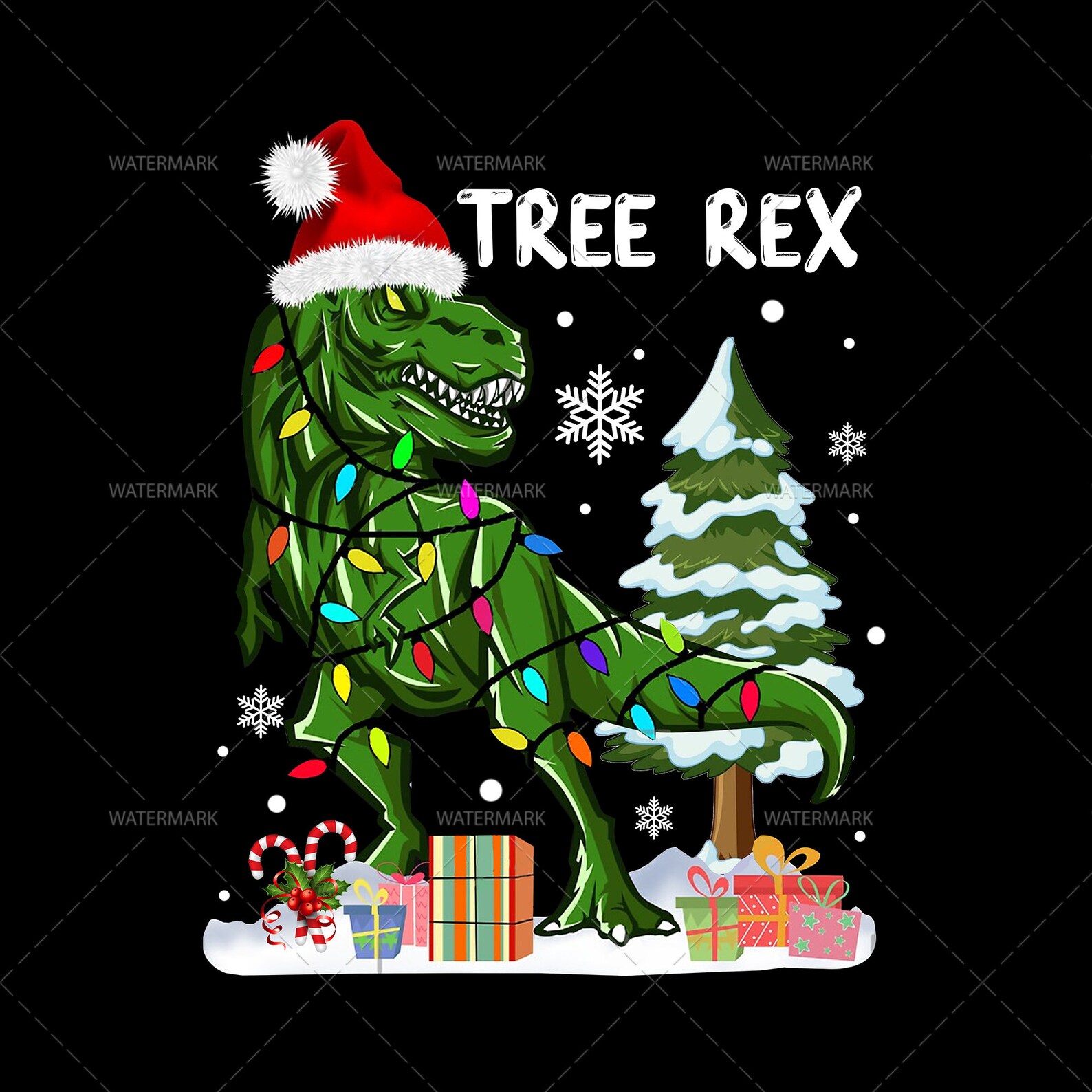 Tyrannosaurus Rex Christmas Tree 