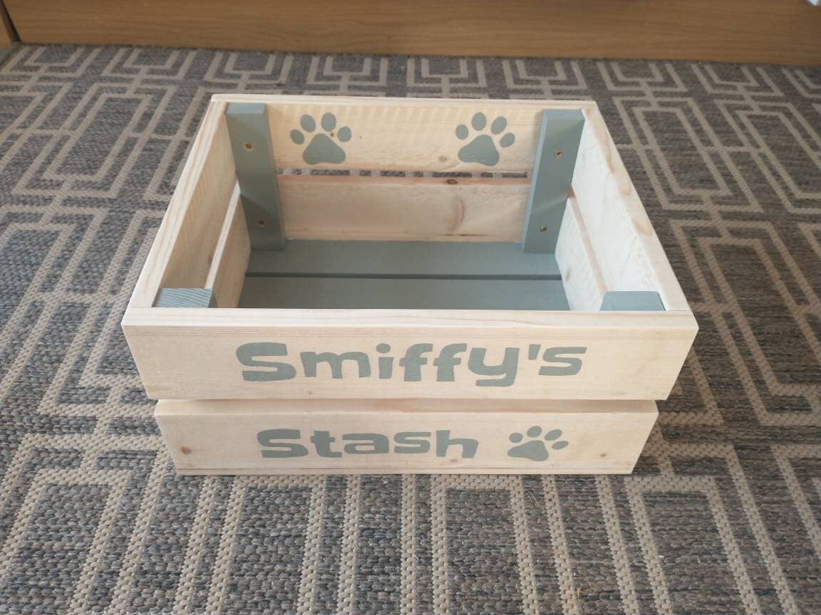 Dog Toy Box 35 X 28 Cm / Personalised Dog Toy Box / Dog Toy Etsy UK